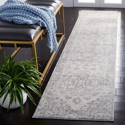 Wade Logan Aalina Power Loom Performance Gray Rug Wayfair